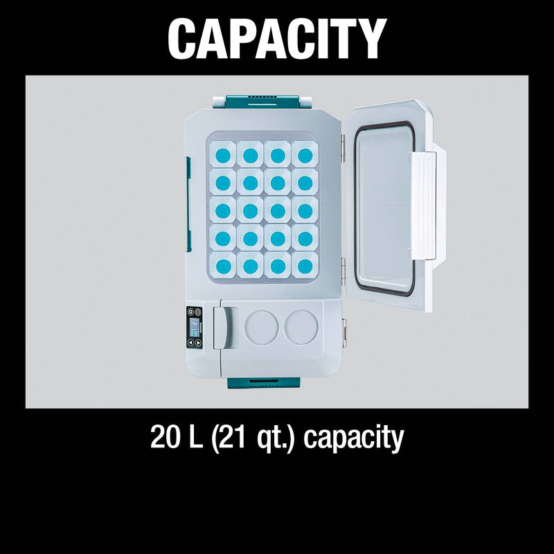 Makita (DCW180Z - R) 18V X2 LXT® Lithium - Ion, 12V/24V DC Auto, and AC Cooler/Warmer (Tool Only) (Factory Reconditioned) - Pacific Power Tools