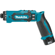 Makita (DF012DSE - R) 7.2V Lithium - Ion Cordless 1/4" Hex Driver - Drill Kit, Auto - Stop Clutch, case (Factory Reconditioned) - Pacific Power Tools