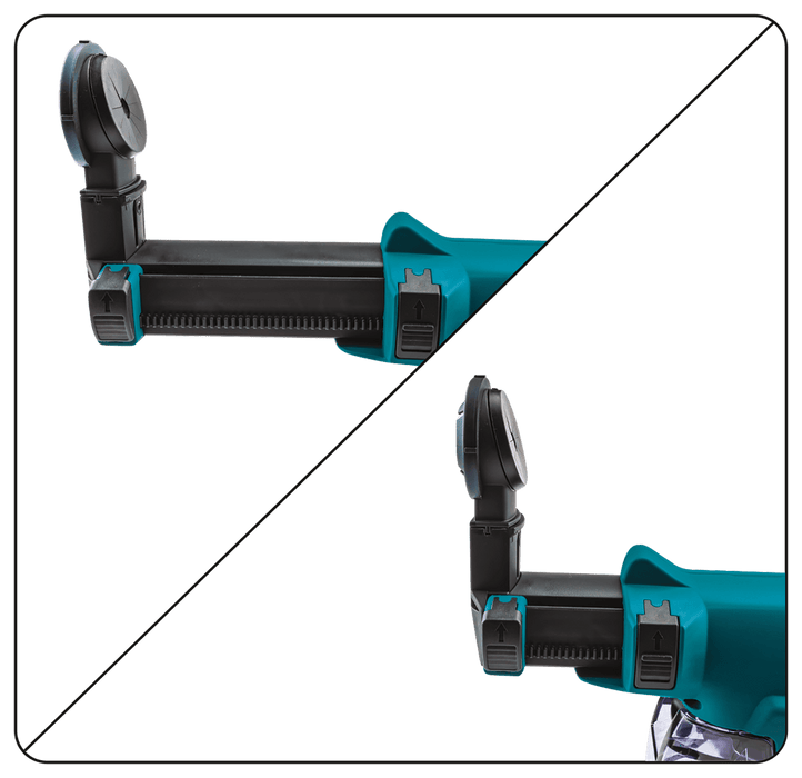 Makita (DX06) Dust Extractor Attachment with HEPA Filter Cleaning Mechanism, XRH01 - Pacific Power Tools