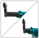 Makita (DX06) Dust Extractor Attachment with HEPA Filter Cleaning Mechanism, XRH01 - Pacific Power Tools