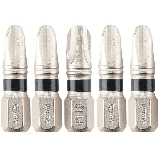 Makita (E - 00561) Impact XPS® 3 Phillips 1" Insert Bit, 5/pk - Pacific Power Tools