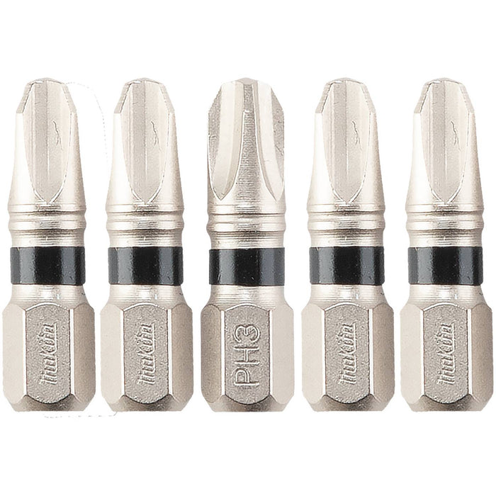 Makita (E - 00561) Impact XPS® 3 Phillips 1" Insert Bit, 5/pk - Pacific Power Tools