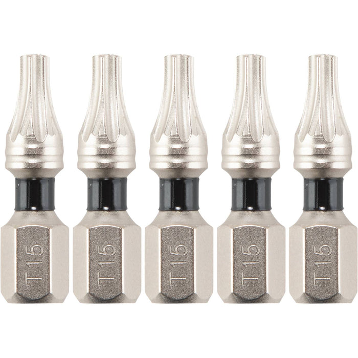 Makita (E - 00614) Impact XPS® T15 Torx 1" Insert Bit, 5/pk - Pacific Power Tools