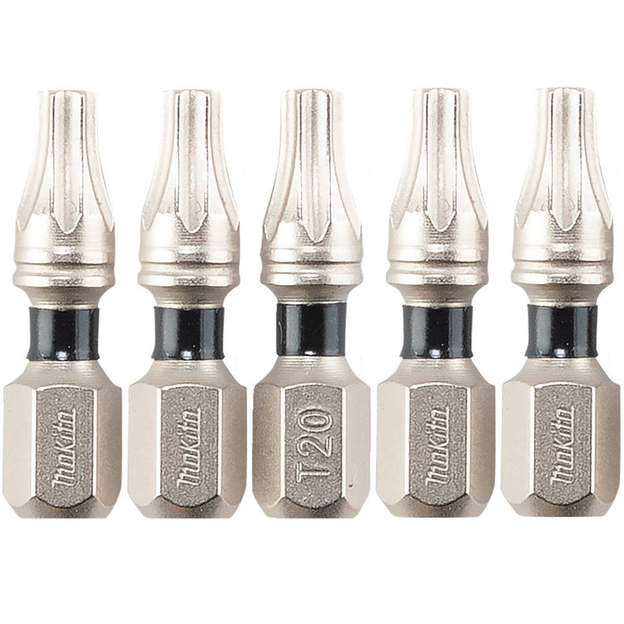 Makita (E - 00620) Impact XPS® T20 Torx 1" Insert Bit, 5/pk - Pacific Power Tools
