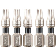 Makita (E - 00636) Impact XPS® T25 Torx 1" Insert Bit, 5/pk - Pacific Power Tools