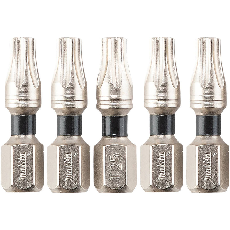 Makita (E - 00636) Impact XPS® T25 Torx 1" Insert Bit, 5/pk - Pacific Power Tools
