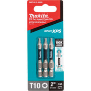 Makita (E - 00826) Impact XPS® T10 Torx 2" Power Bit, 3/pk - Pacific Power Tools