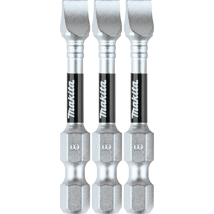 Makita (E - 00882) Impact XPS® 8 Slotted 2" Power Bit, 3/pk - Pacific Power Tools