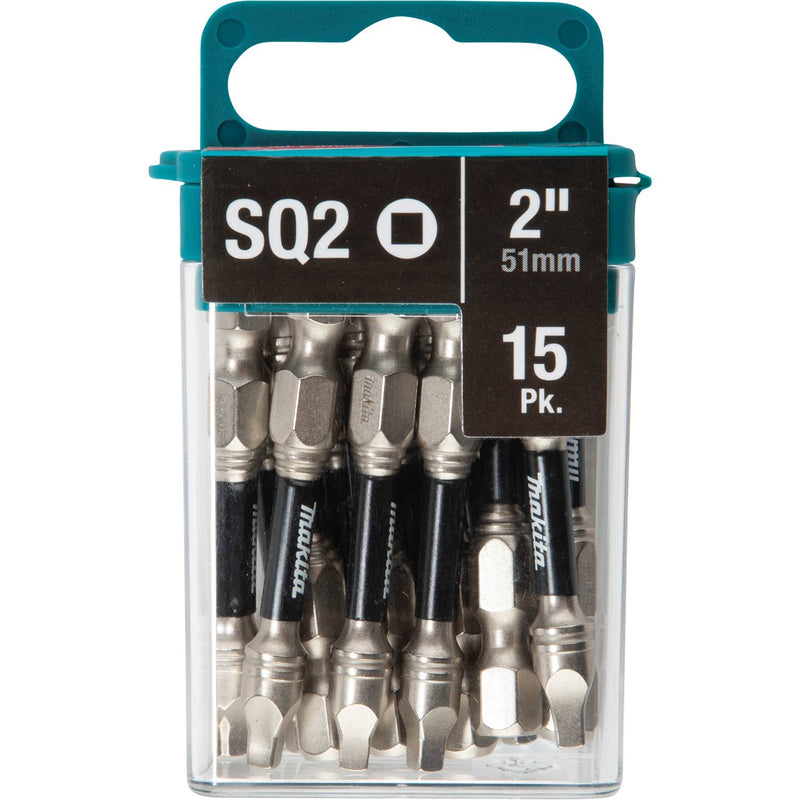 Makita (E - 01052) Impact XPS® 2 Square 2" Power Bit, 15/pk - Pacific Power Tools