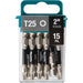 Makita (E - 01074) Impact XPS® T25 Torx 2" Power Bit, 15/pk - Pacific Power Tools