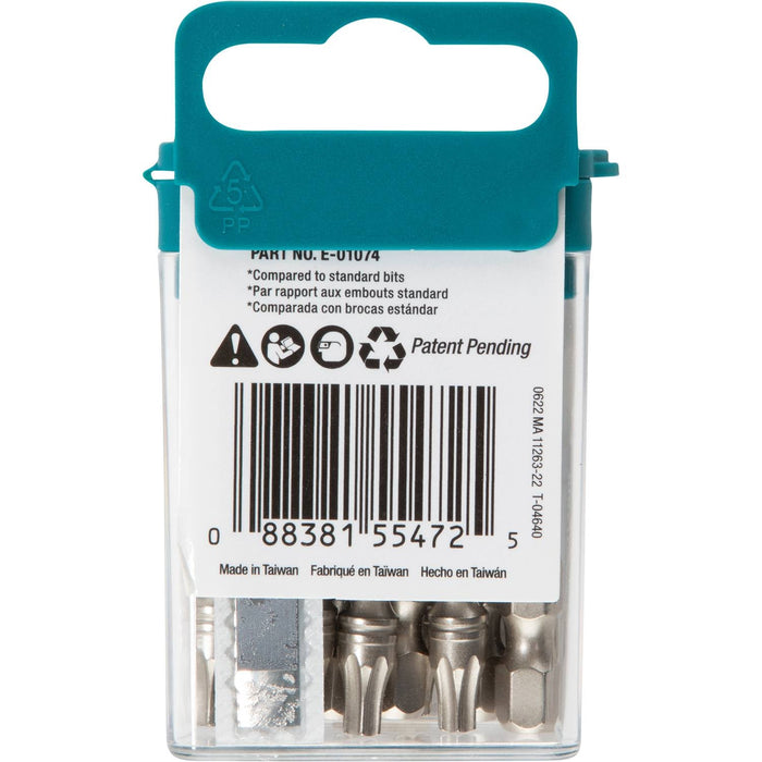 Makita (E - 01074) Impact XPS® T25 Torx 2" Power Bit, 15/pk - Pacific Power Tools