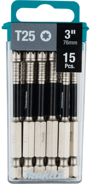 Makita (E - 01270) Impact XPS® T25 Torx 3" Power Bit, 15/pk - Pacific Power Tools