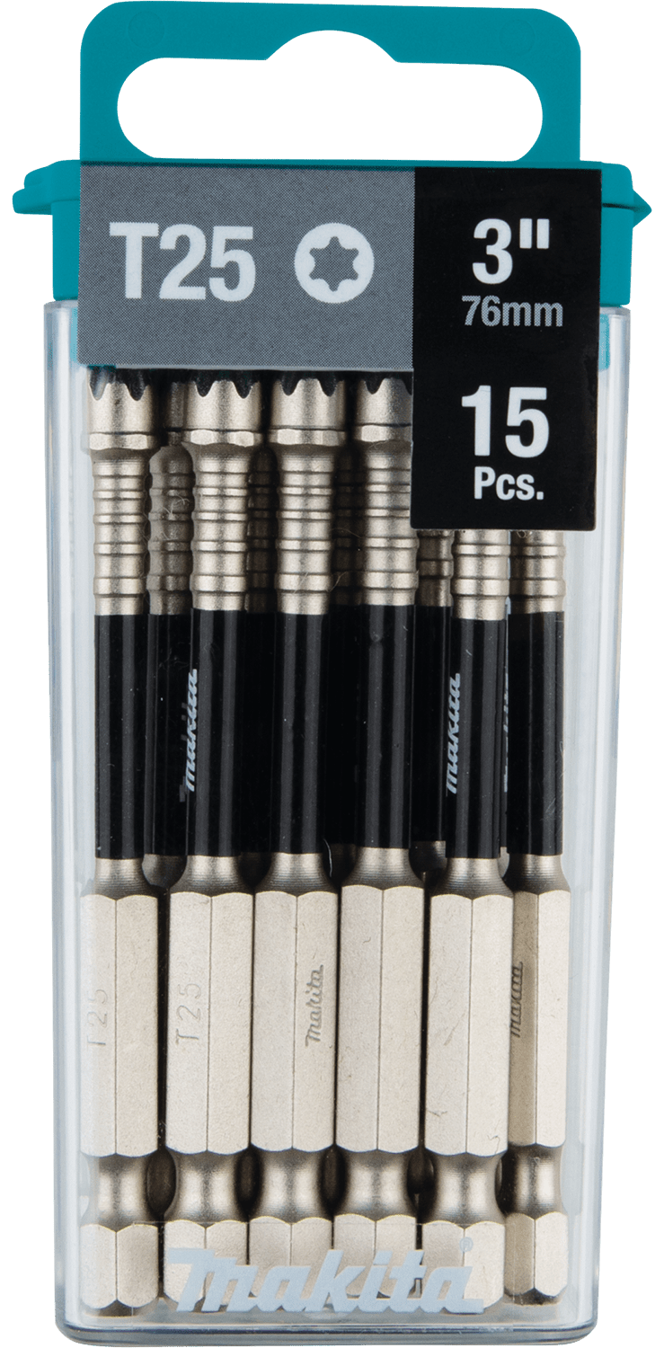 Makita (E - 01270) Impact XPS® T25 Torx 3" Power Bit, 15/pk - Pacific Power Tools