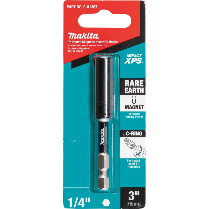 Makita (E - 01367) Impact XPS® 3" Magnetic Insert Bit Holder - Pacific Power Tools