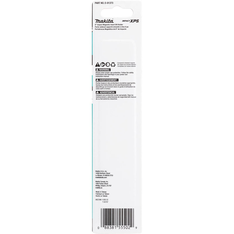 Makita (E - 01373) Impact XPS® 6" Magnetic Insert Bit Holder - Pacific Power Tools