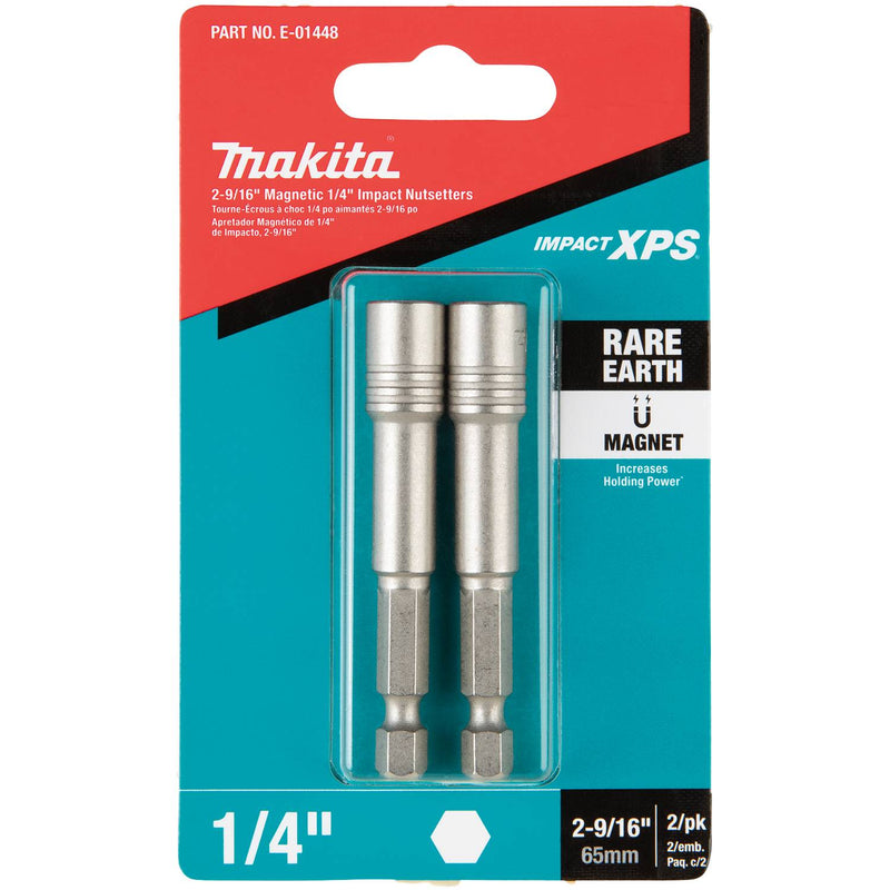 Makita (E - 01448) Impact XPS® 2 - 9/16" Magnetic 1/4" Nutsetter, 2/pk - Pacific Power Tools