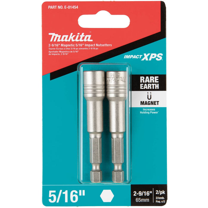 Makita (E - 01454) Impact XPS® 2 - 9/16" Magnetic 5/16" Nutsetter, 2/pk - Pacific Power Tools