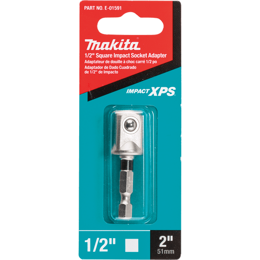 Makita (E - 01591) Impact XPS® 1/2" Square 2" Socket Adapter - Pacific Power Tools
