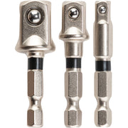 Makita (E - 01600) Impact XPS® 3 Pc. Square 2" Socket Adapter Set, 1/4", 3/8" and 1/2" - Pacific Power Tools