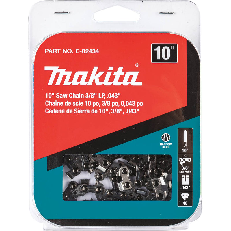 Makita (E - 02434) 10" Saw Chain, 3/8" LP, .043", 40, Low Kickback - Pacific Power Tools