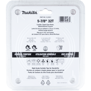 Makita (E - 02951) 5 - 7/8" 32T Carbide - Tipped Saw Blade, Metal/General Purpose - Pacific Power Tools