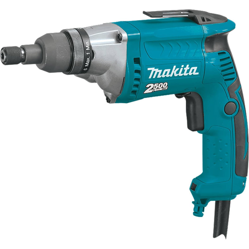 Makita (FS2701) Screwdriver, 6 AMP, 0 - 2,500 RPM, var. spd., reversible, L.E.D. Light, 6 stage adjustable torque settings - Pacific Power Tools