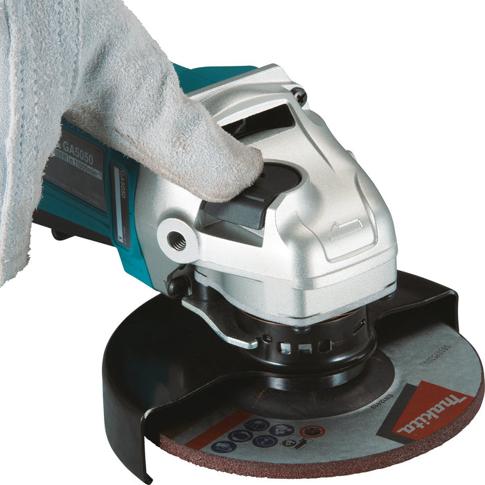 Makita (GA5052) 4 - 1/2" / 5" Paddle Switch Angle Grinder, with AC/DC Switch - Pacific Power Tools