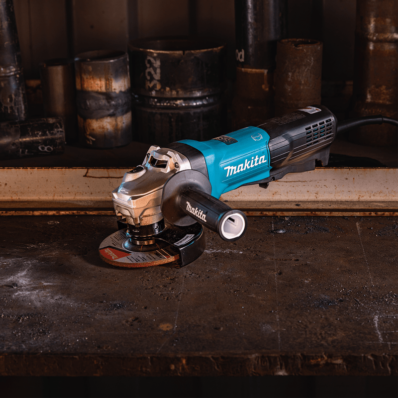 Makita (GA5093) 5" SJS™II High‑Power Angle Grinder, Paddle Switch, w/Brake - Pacific Power Tools