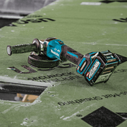 Makita (GAG01M1) 40V max XGT® Brushless Cordless 4 - 1/2” / 5" Angle Grinder Kit, electric brake, no lock - off, lock - on, bag, with one battery (4.0Ah) - Pacific Power Tools
