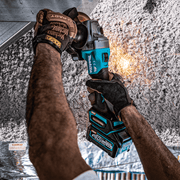 Makita (GAG01M1) 40V max XGT® Brushless Cordless 4 - 1/2” / 5" Angle Grinder Kit, electric brake, no lock - off, lock - on, bag, with one battery (4.0Ah) - Pacific Power Tools