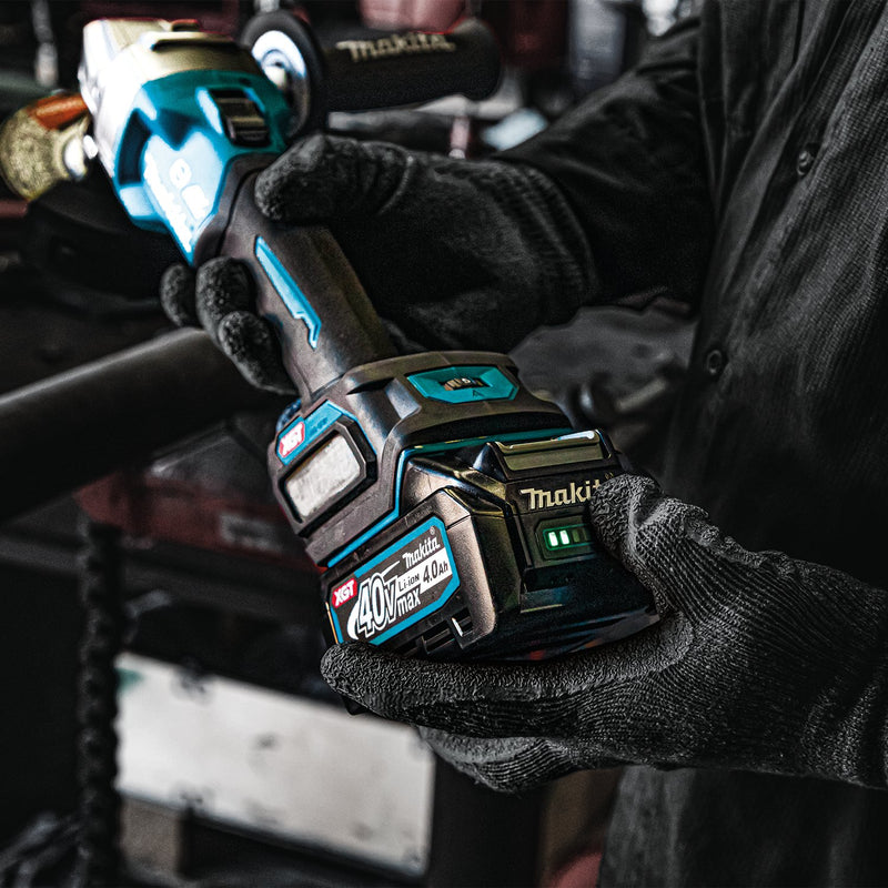 Makita (GAG04M1) 40V max XGT® Brushless 4‑1/2” / 5" Angle Grinder Kit, w/Electric Brake, AWS® Capable (4.0Ah) - Pacific Power Tools