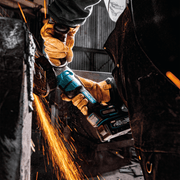 Makita (GAG14M1) 40V max XGT® Brushless Cordless 4 - 1/2” / 6" Paddle Switch Angle Grinder Kit, electric brake, no lock - off, lock - on, bag, with one battery (4.0Ah) - Pacific Power Tools