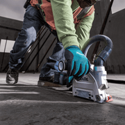 Makita (GAG14M1) 40V max XGT® Brushless Cordless 4 - 1/2” / 6" Paddle Switch Angle Grinder Kit, electric brake, no lock - off, lock - on, bag, with one battery (4.0Ah) - Pacific Power Tools