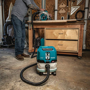 Makita (GCV02PMU) 40V max XGT® Brushless 2.1 Gallon HEPA Filter Dry Dust Extractor Kit (4.0Ah) - Pacific Power Tools