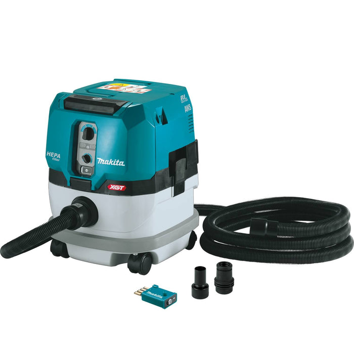 Makita (GCV02PMU) 40V max XGT® Brushless 2.1 Gallon HEPA Filter Dry Dust Extractor Kit (4.0Ah) - Pacific Power Tools