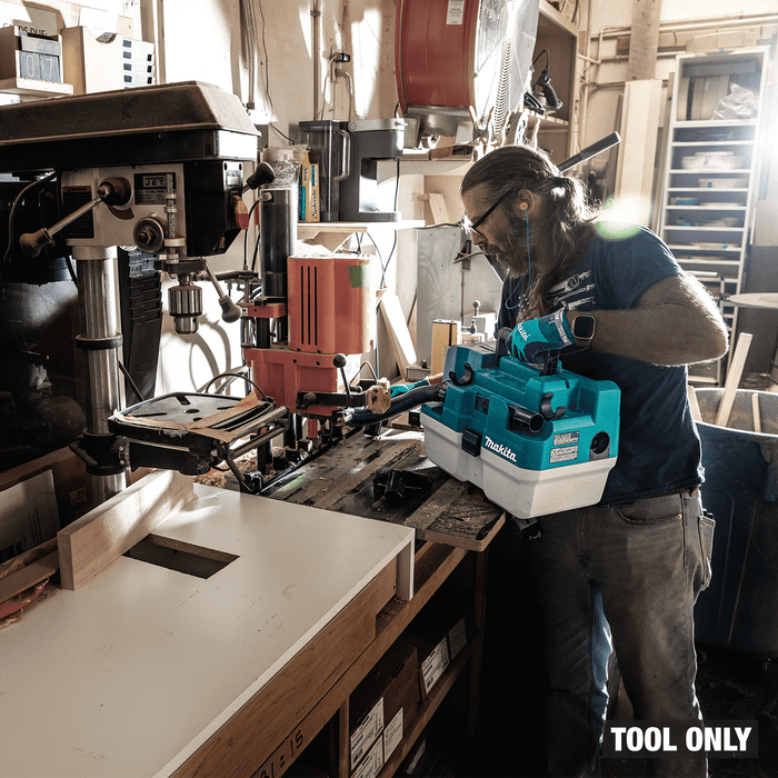 Makita (GCV14Z) 40V max XGT® Brushless 2 Gallon HEPA Filter Portable Wet/Dry Dust Extractor/Vacuum (Tool Only) - Pacific Power Tools