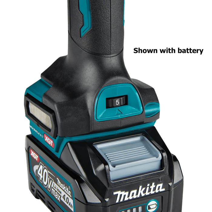 Makita (GDG02Z) 40V max XGT® 1/4" Paddle Switch Die Grinder, Variable Speed, with Electric Brake (Tool Only) - Pacific Power Tools