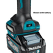 Makita (GDG02Z) 40V max XGT® 1/4" Paddle Switch Die Grinder, Variable Speed, with Electric Brake (Tool Only) - Pacific Power Tools