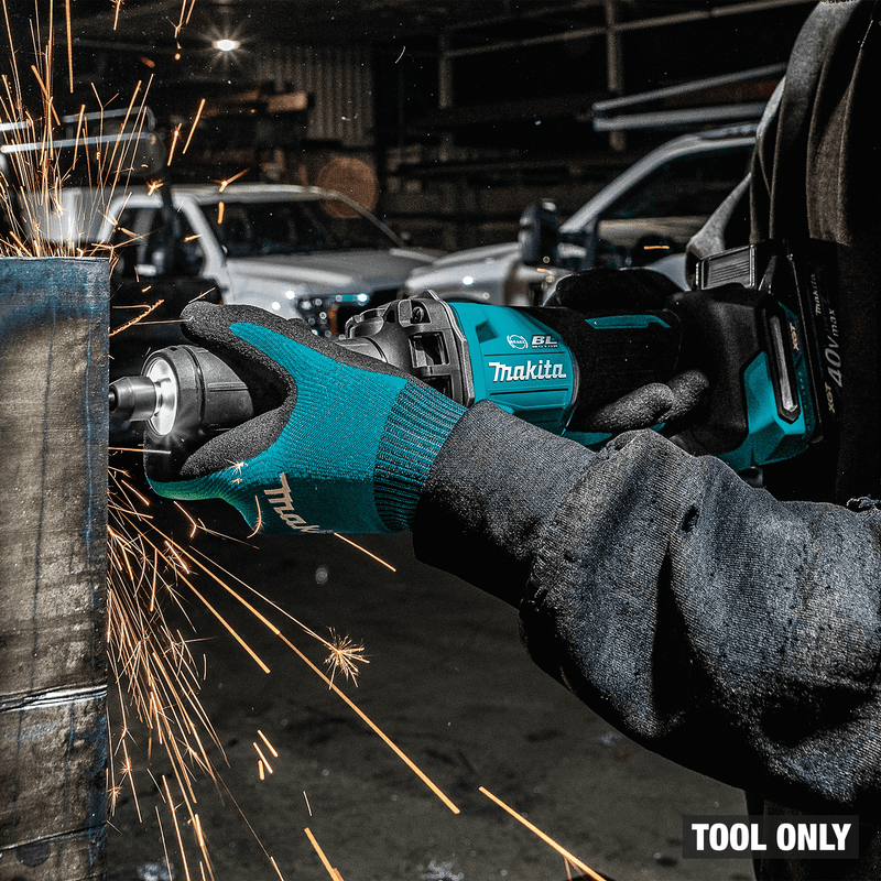 Makita (GDG02Z) 40V max XGT® 1/4" Paddle Switch Die Grinder, Variable Speed, with Electric Brake (Tool Only) - Pacific Power Tools