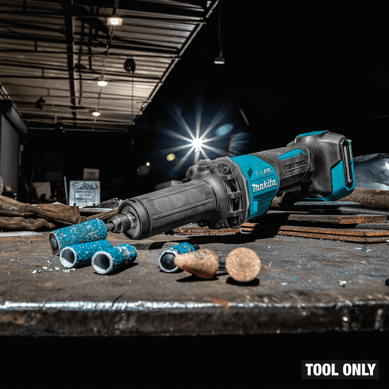 Makita (GDG02Z) 40V max XGT® 1/4" Paddle Switch Die Grinder, Variable Speed, with Electric Brake (Tool Only) - Pacific Power Tools