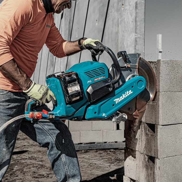 Makita (GEC01PL4) 80V max (40V max X2) XGT® Brushless 14" Power Cutter Kit, with AFT®, Electric Brake, 4 ea. BL4080F battery, dual port charger (8.0Ah) - Pacific Power Tools