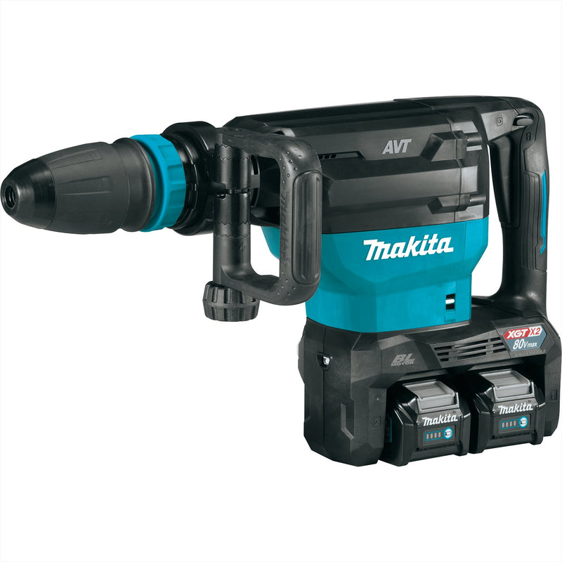 Makita (GMH02PM) 80V max (40V max X2) XGT® Brushless 28 lb. AVT® Demolition Hammer Kit - Pacific Power Tools