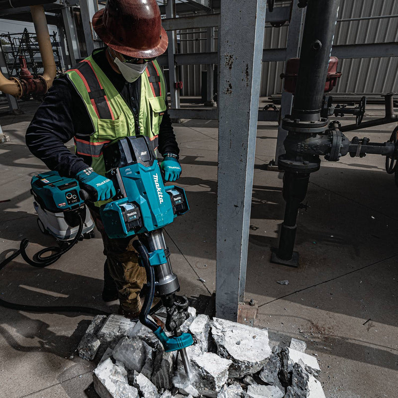 Makita (GMH04PL4X) 80V max (40V max X2) XGT® Brushless 70 lb. 1‑1/8" Hex AVT® Breaker Hammer Kit, AWS® Capable (8.0Ah) - Pacific Power Tools