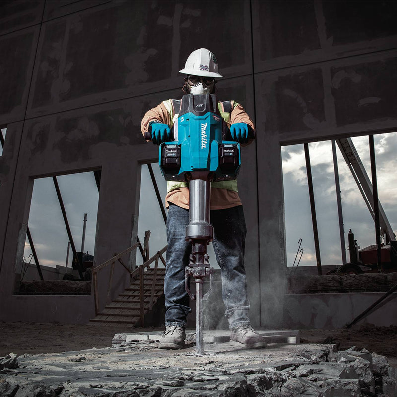 Makita (GMH04PL4X) 80V max (40V max X2) XGT® Brushless 70 lb. 1‑1/8" Hex AVT® Breaker Hammer Kit, AWS® Capable (8.0Ah) - Pacific Power Tools