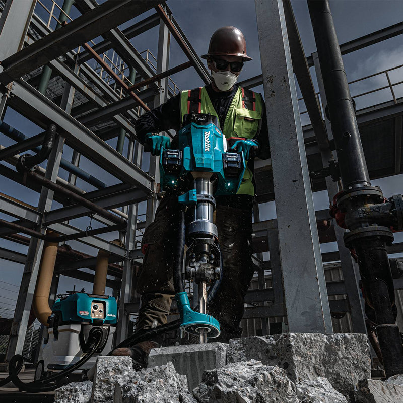 Makita (GMH04PL4X) 80V max (40V max X2) XGT® Brushless 70 lb. 1‑1/8" Hex AVT® Breaker Hammer Kit, AWS® Capable (8.0Ah) - Pacific Power Tools