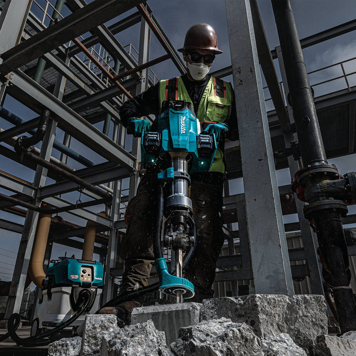 Makita (GMH04PL4X) 80V max (40V max X2) XGT® Brushless 70 lb. 1‑1/8" Hex AVT® Breaker Hammer Kit, AWS® Capable (8.0Ah) - Pacific Power Tools