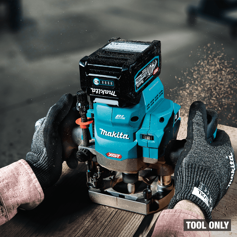 Makita (GPR01Z) 40V max XGT® Brushless 2 - 1/4 HP* Plunge Router (Tool Only) - Pacific Power Tools