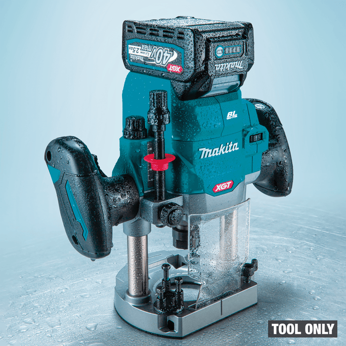 Makita (GPR01Z) 40V max XGT® Brushless 2 - 1/4 HP* Plunge Router (Tool Only) - Pacific Power Tools