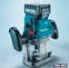Makita (GPR01Z) 40V max XGT® Brushless 2 - 1/4 HP* Plunge Router (Tool Only) - Pacific Power Tools