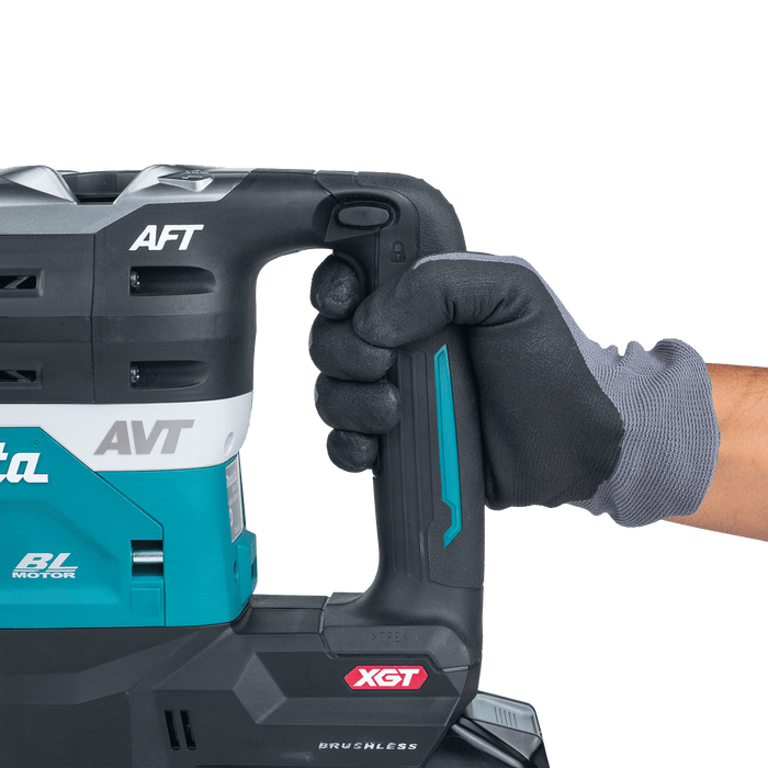 Makita (GRH05M1) 40V max XGT® Brushless 1 - 9/16" AVT® Rotary Hammer Kit, accepts SDS - MAX bits, AFT®, AWS® Capable, case, with one battery (4.0Ah) - Pacific Power Tools